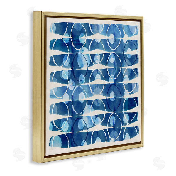 Stupell Industries Flora Kouta | Blue Patterned Watercolor