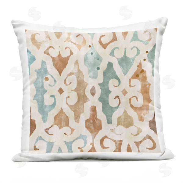 Stupell Industries Flora Kouta | Earth Tones Muted Pattern Printed Throw Pillow