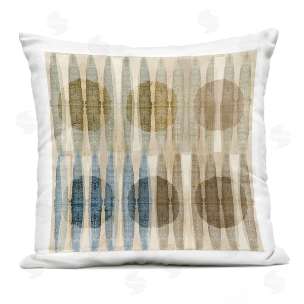 Stupell Industries Flora Kouta | Earthy Circles Shapes Pattern Printed Throw Pillow