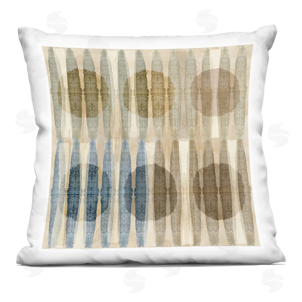stupell industries Flora Kouta | Earthy Circles Shapes Pattern Printed Throw Pillow