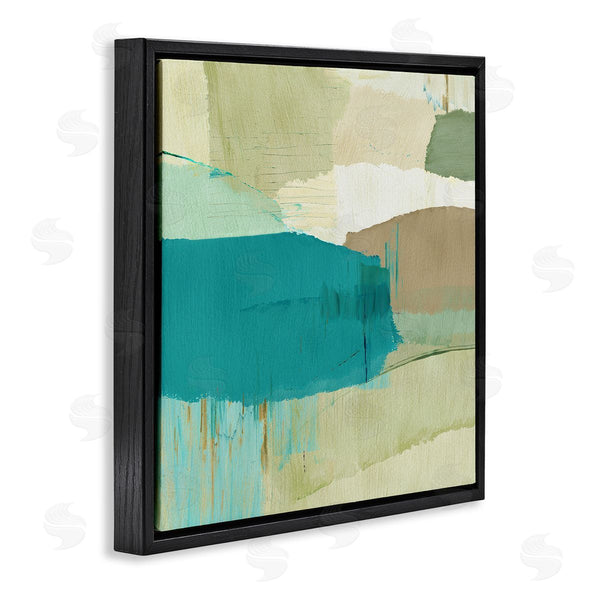 Stupell Industries Flora Kouta | Green & Blue Abstraction