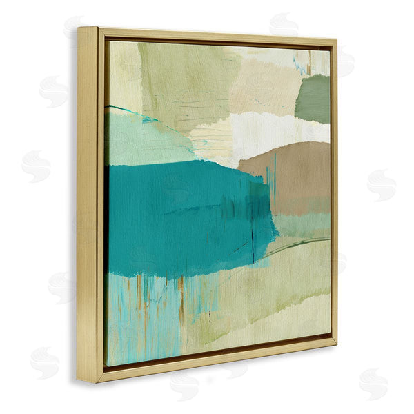Stupell Industries Flora Kouta | Green & Blue Abstraction