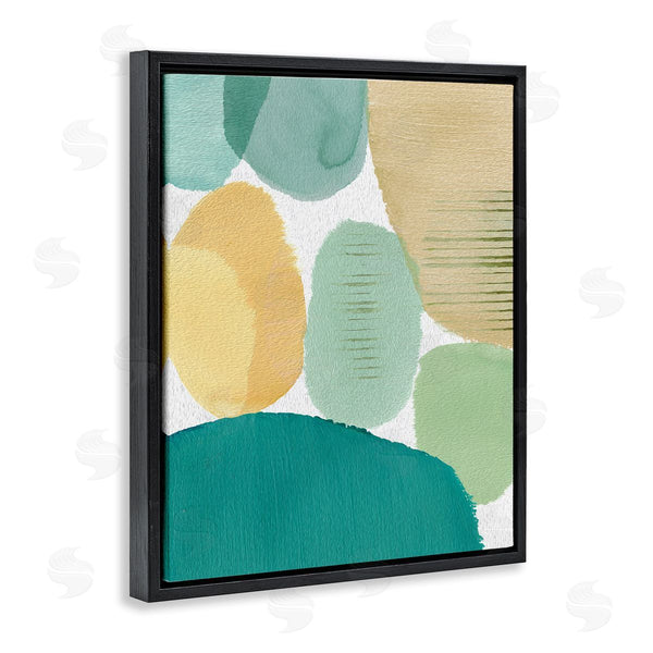Stupell Industries Flora Kouta | Green & Yellow Circles
