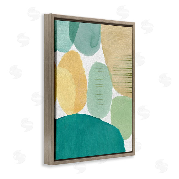 Stupell Industries Flora Kouta | Green & Yellow Circles