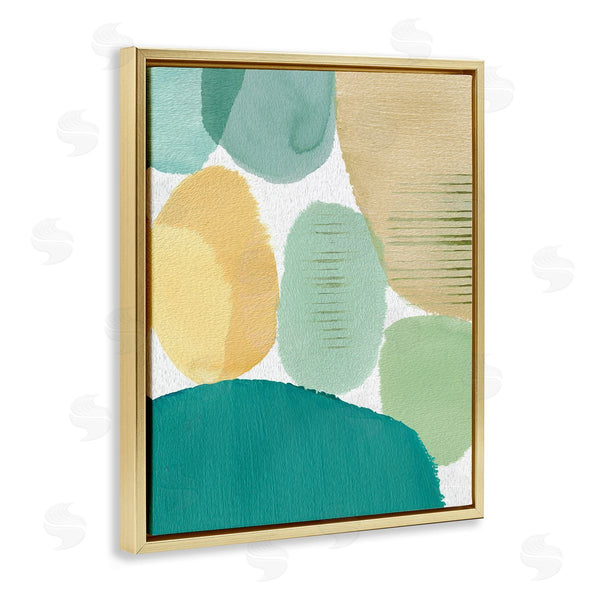 Stupell Industries Flora Kouta | Green & Yellow Circles