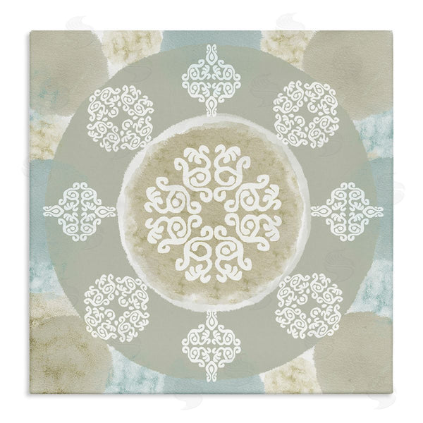 stupell industries Flora Kouta | Mint and Beige Mandala