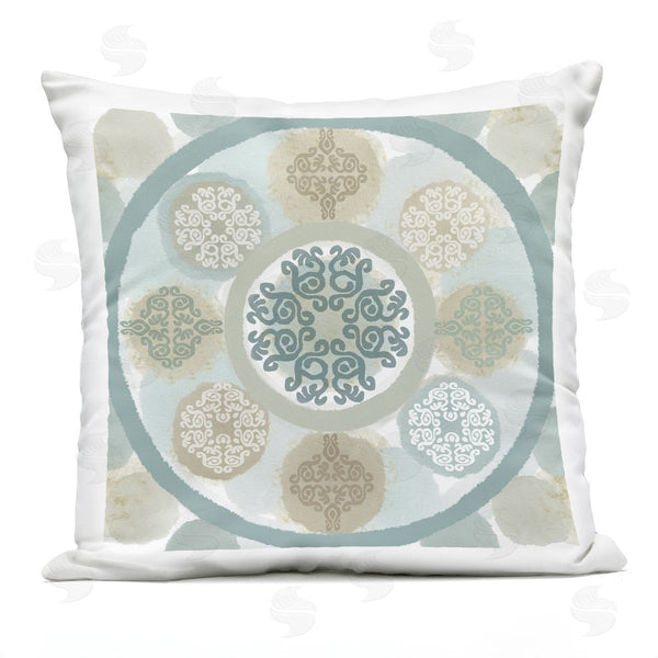 Stupell Industries Flora Kouta | Ornate Boho Mandala Shapes Printed Throw Pillow