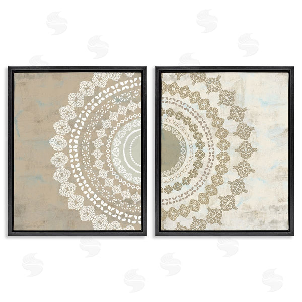 Stupell Industries Flora Kouta | Rustic Mandala Boho Pattern