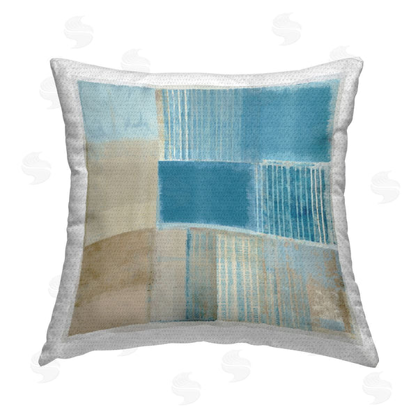 Stupell Industries Flora Kouta | Symmetrical Geometric Patterns Printed Throw Pillow