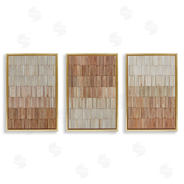 Stupell Industries Flora Kouta | Tiled Terracotta Walls