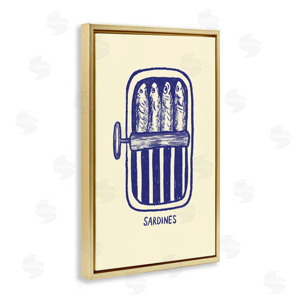 Stupell Industries Florentina Dolci | Canned Sardines Illustration Wall Art