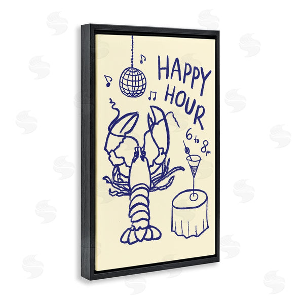 Stupell Industries Florentina Dolci | Happy Hour Lobster