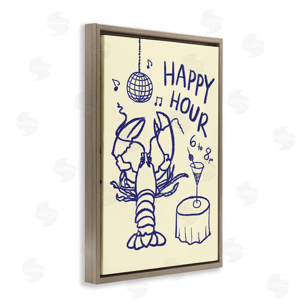 Stupell Industries Florentina Dolci | Happy Hour Lobster