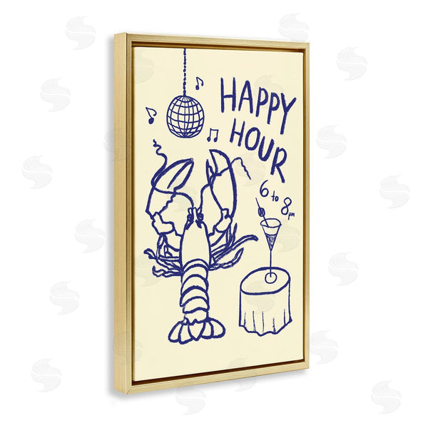 Stupell Industries Florentina Dolci | Happy Hour Lobster