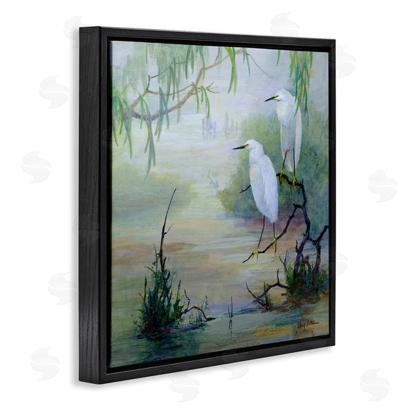 Stupell Industries Floy Zittin | Egrets & Marshland Edge
