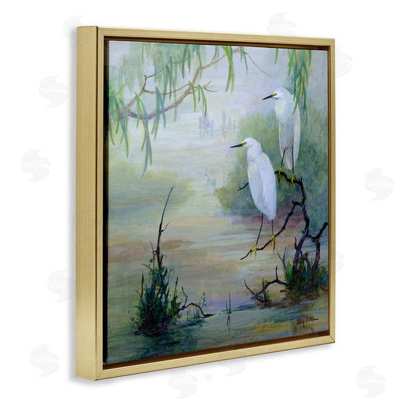 Stupell Industries Floy Zittin | Egrets & Marshland Edge
