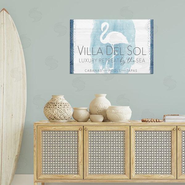 Stupell Industries Fluidity/PDR LLC. | Beach Retreat Flamingo Sign Wall Art