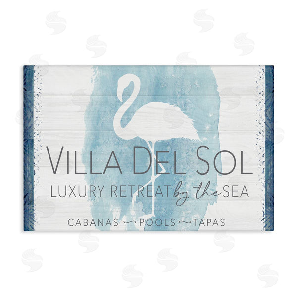 stupell industries Fluidity/PDR LLC. | Beach Retreat Flamingo Sign Wall Art