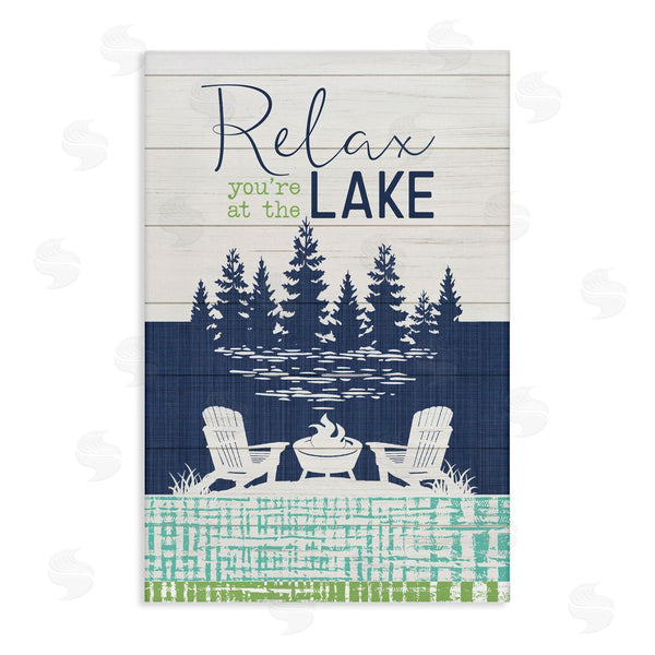 stupell industries Fluidity/PDR LLC. | Relax at Lake Rustic View Wall Art
