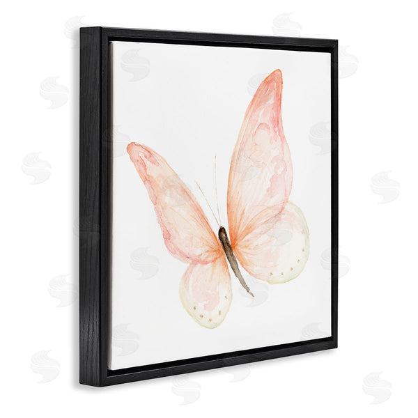 Stupell Industries Fox Hollow Studios | Pink Butterfly Watercolor Painting Kids' Nursery Insect Wall Art