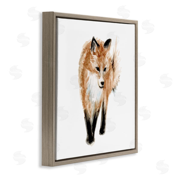 Stupell Industries Fox Hollow Studios | Red Fox Watercolor Painting Kids' Nursery Wild Animal Wall Art