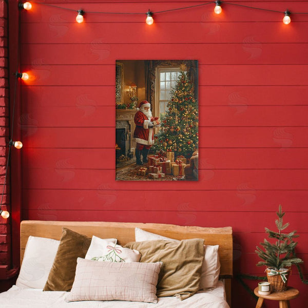 Stupell Industries Franklyn Gregory | All Decorated Santa's Tree Wall Art