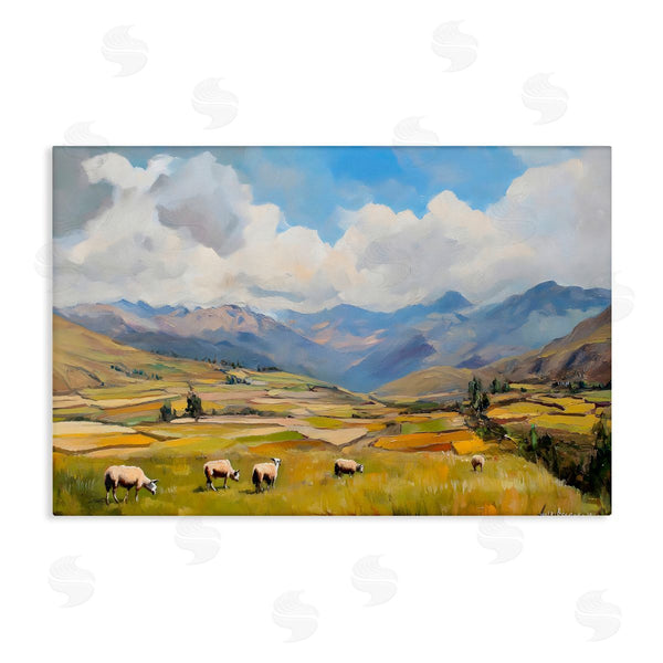 stupell industries Franklyn Gregory | Animals Grazing Farmland Wall Art