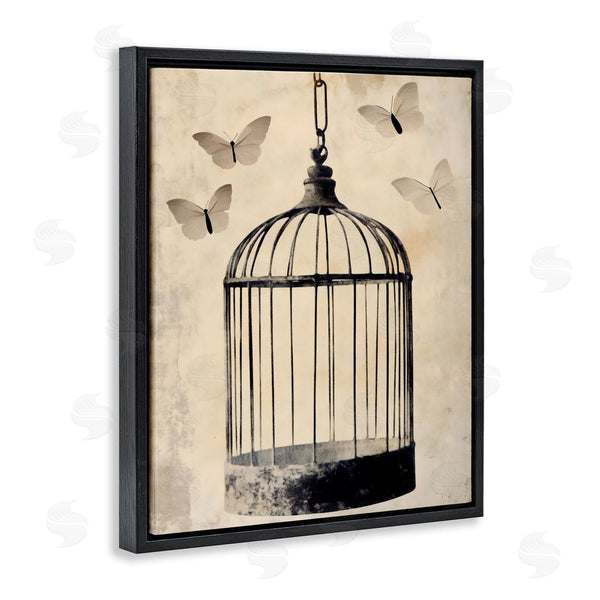 Stupell Industries Franklyn Gregory | Antique Uncaged Butterflies Wall Art