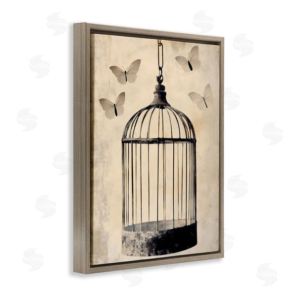 Stupell Industries Franklyn Gregory | Antique Uncaged Butterflies Wall Art