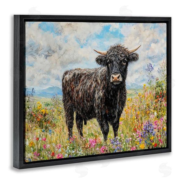 Stupell Industries Franklyn Gregory | Belted Galloway In Meadow