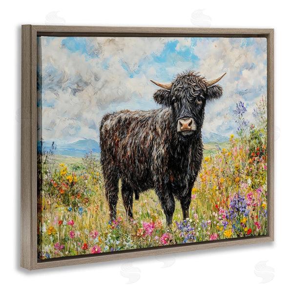 Stupell Industries Franklyn Gregory | Belted Galloway In Meadow