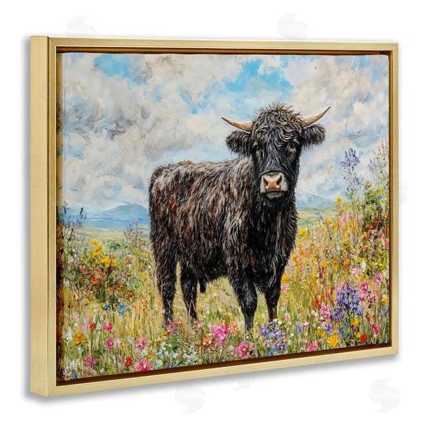 Stupell Industries Franklyn Gregory | Belted Galloway In Meadow