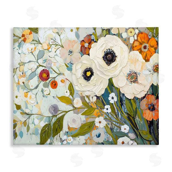 stupell industries Franklyn Gregory | Blooming Round Flowers Arrangement