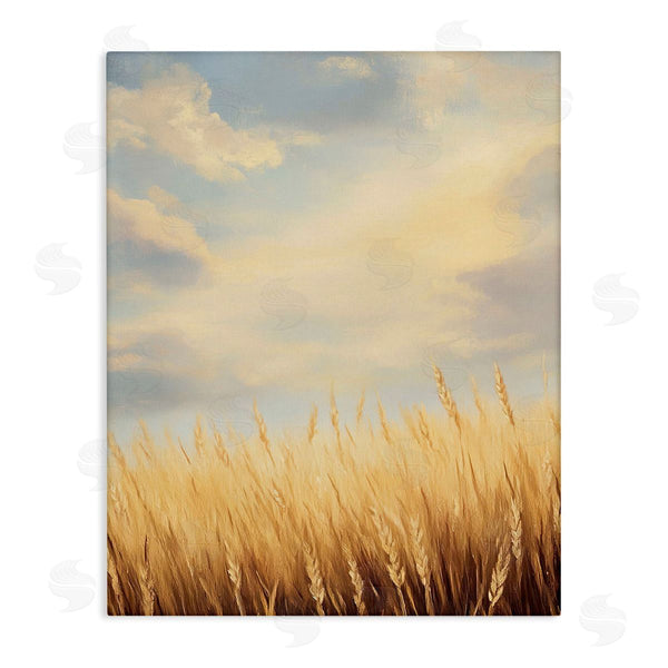 stupell industries Franklyn Gregory | Blue Skies Over Wheat