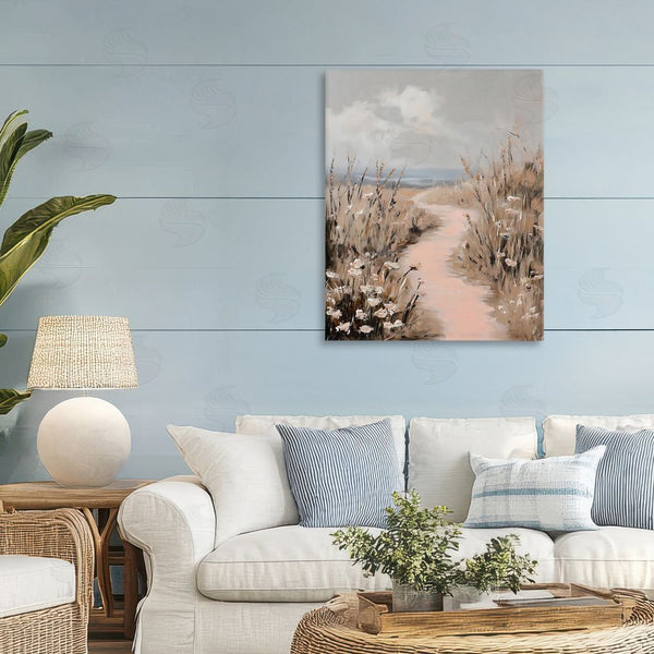 Stupell Industries Franklyn Gregory | Blush Coastal Path Wall Art