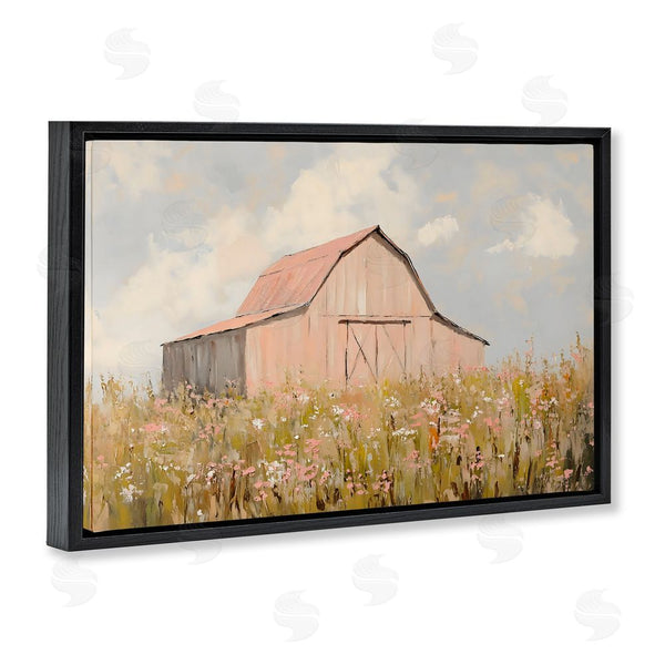 Stupell Industries Franklyn Gregory | Blush Pink Barn Wall Art