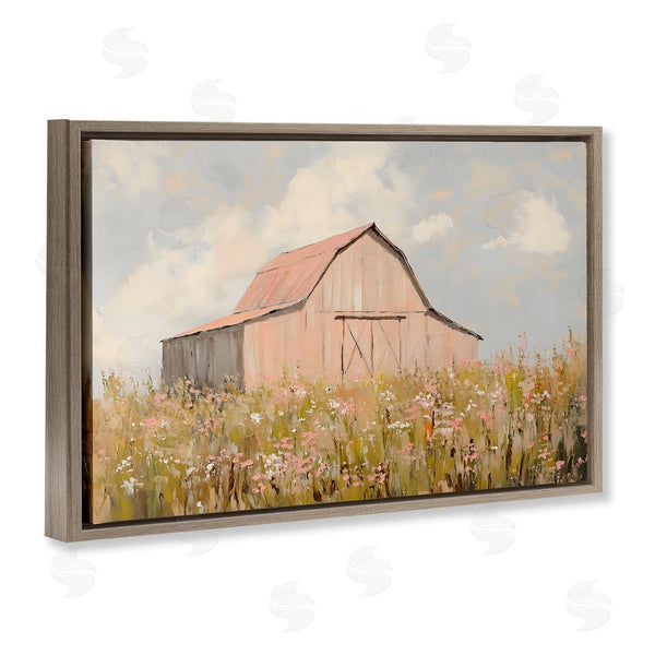 Stupell Industries Franklyn Gregory | Blush Pink Barn Wall Art