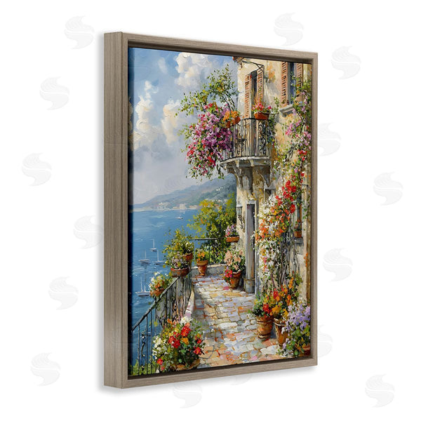 Stupell Industries Franklyn Gregory | Botanical Lined Seaside