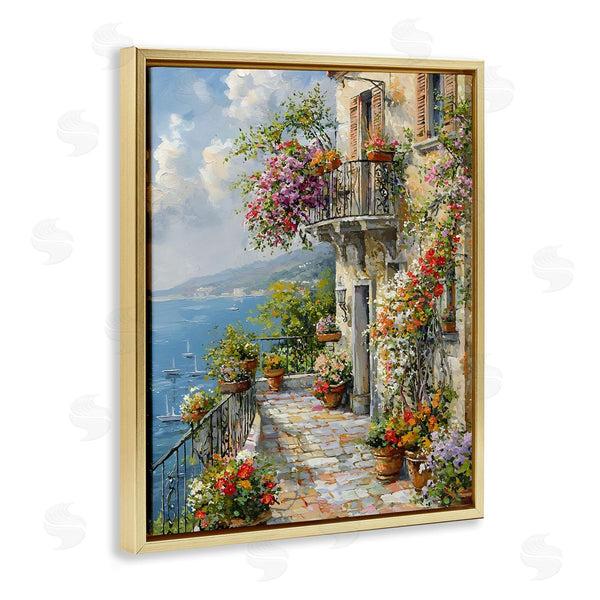 Stupell Industries Franklyn Gregory | Botanical Lined Seaside