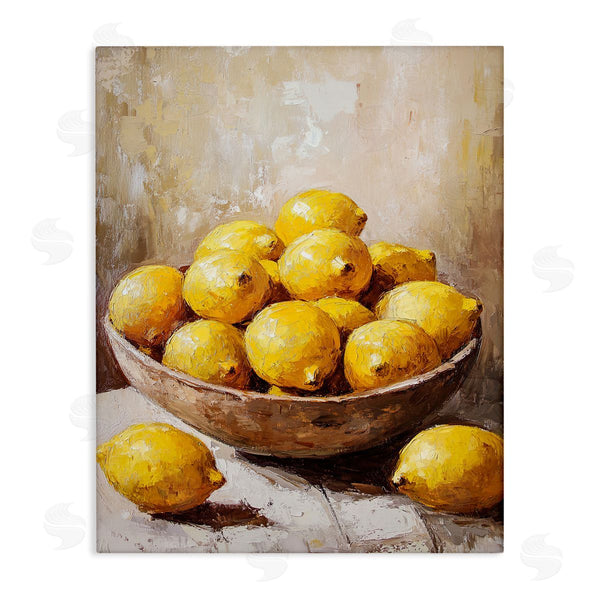 stupell industries Franklyn Gregory | Bowl Of Lemons Still Life