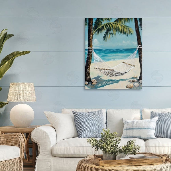 Stupell Industries Franklyn Gregory | Breezy Coastal Hammock Wall Art
