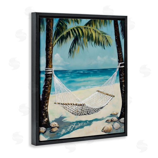 Stupell Industries Franklyn Gregory | Breezy Coastal Hammock Wall Art