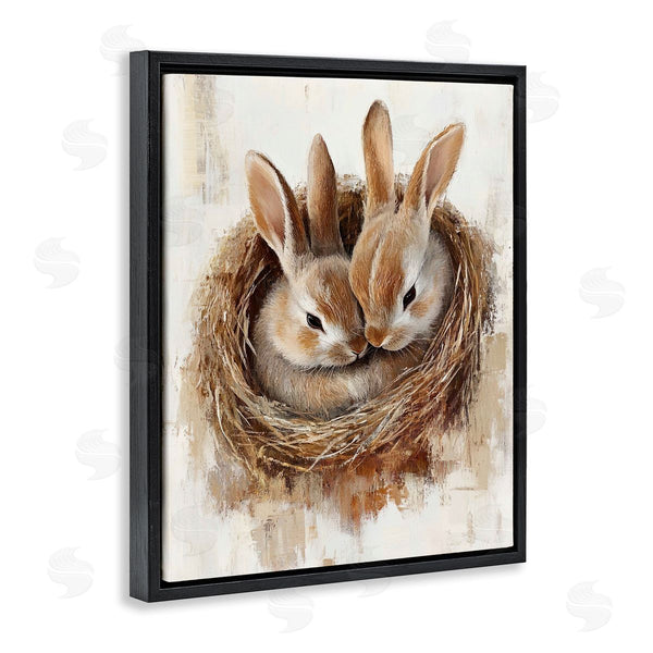 Stupell Industries Franklyn Gregory | Bunny Duo In Nest
