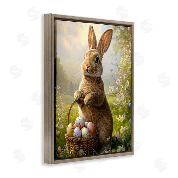 Stupell Industries Franklyn Gregory | Bunny With Easter Basket