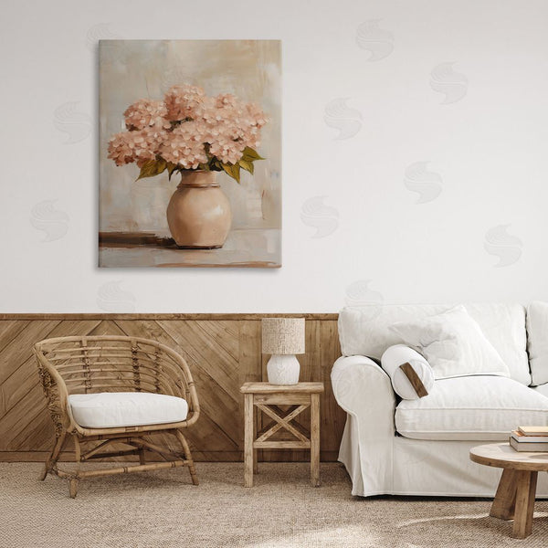 Stupell Industries Franklyn Gregory | Classic Blush Pink Hydrangeas Wall Art