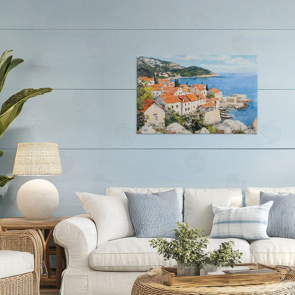 Stupell Industries Franklyn Gregory | Coastal Town Overview Wall Art