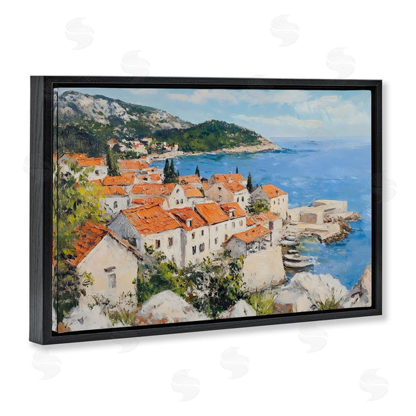 Stupell Industries Franklyn Gregory | Coastal Town Overview Wall Art