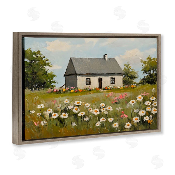 Stupell Industries Franklyn Gregory | Cottagecore Daisy Field Wall Art