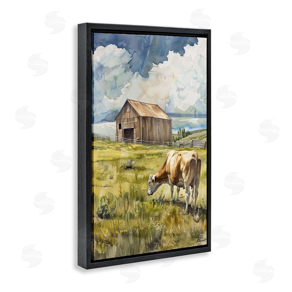 Stupell Industries Franklyn Gregory | Cow In Vast Field