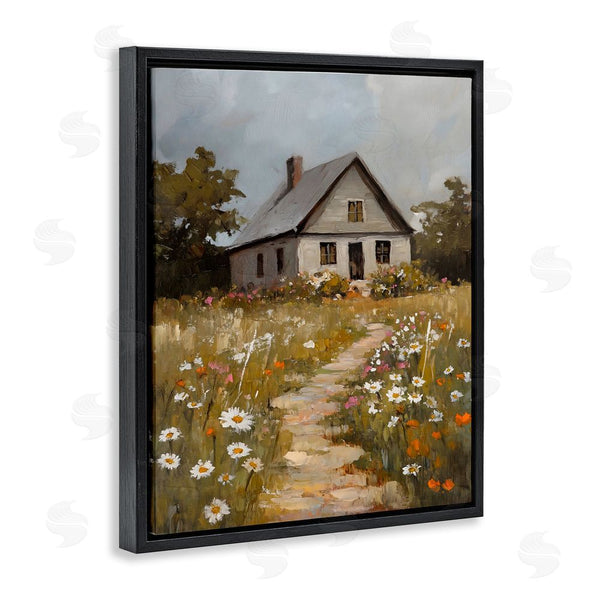 Stupell Industries Franklyn Gregory | Daisies Up Cottage Path Wall Art